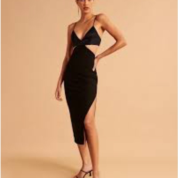 Abercrombie Mixed Fabric Dress - Picture 6 of 8